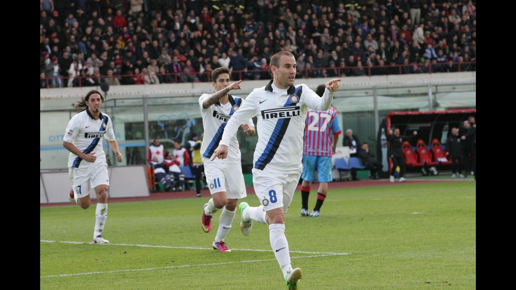 Serie A, rimonta miracolosa dell’Inter a Catania. Ok la Fiorentina