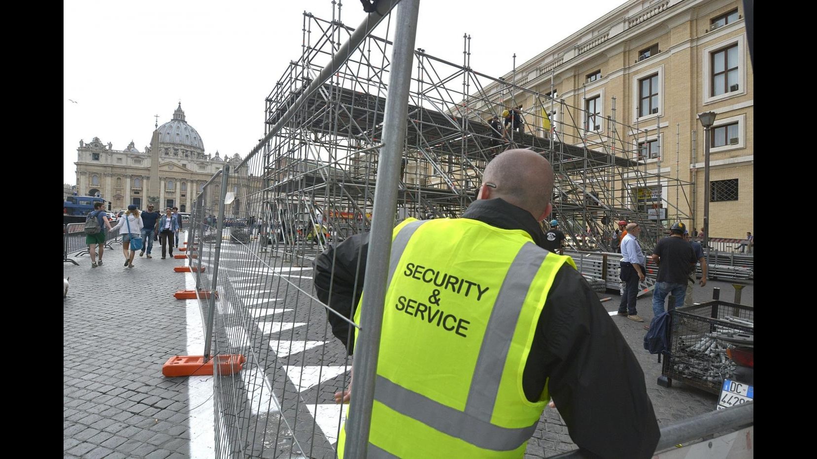 Canonizzazioni, zona rossa in Vaticano:alle 19 scatta massima sicurezza