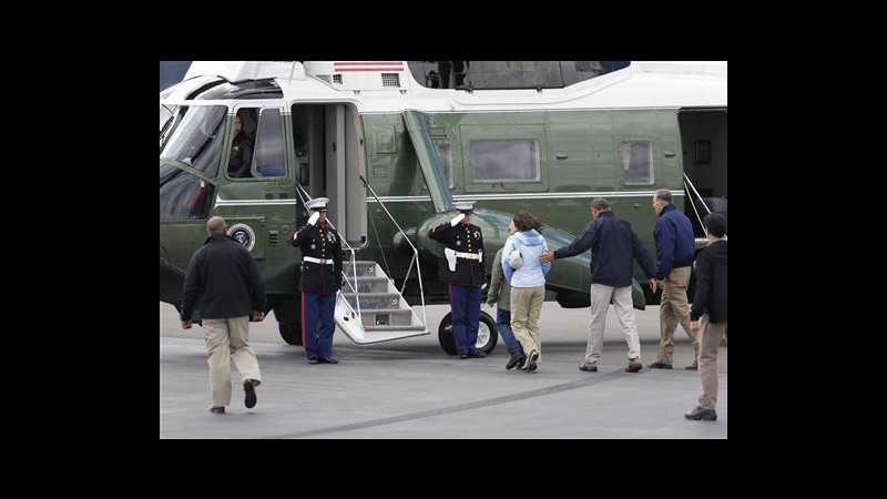 Usa, Obama visita cittadina in Stato di Washington colpita da frana