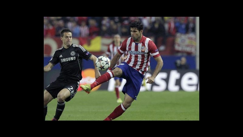Champions League, il Chelsea fa catenaccio: l’Atletico non sfonda, 0-0 al Vicente Calderon