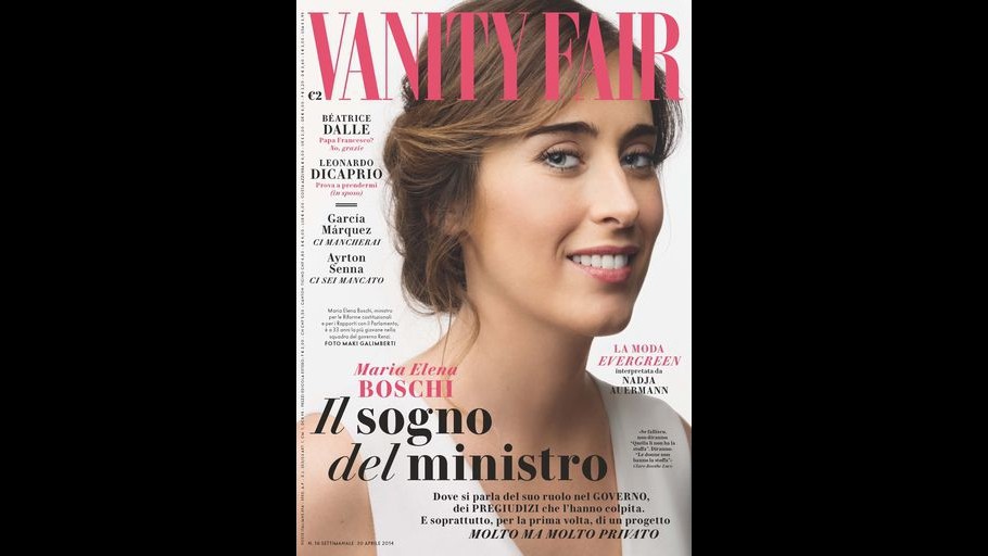Maria Elena Boschi: Vorrei un compagno e tre figli
