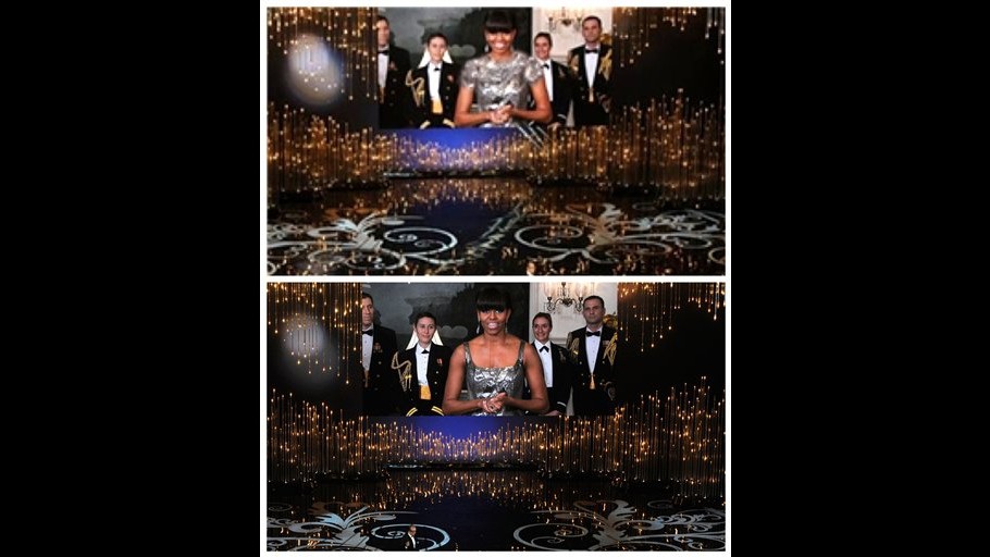 Iran, media oscurano abito Michelle Obama agli Oscar: troppo succinto