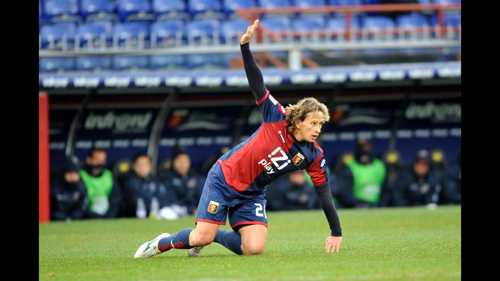 Genoa, lesione di primo grado al bicipite femorale per Manfredini