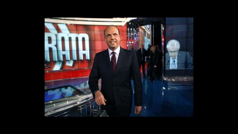 Elezioni, Alfano: Siamo maggioranza relativa al Senato