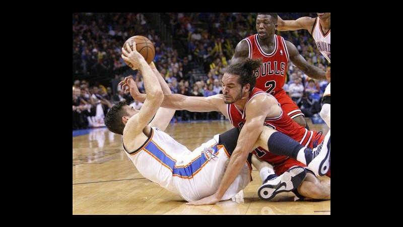 Nba, Chicago e Belinelli crollano ad Oklahoma. Bryant trascina Lakers