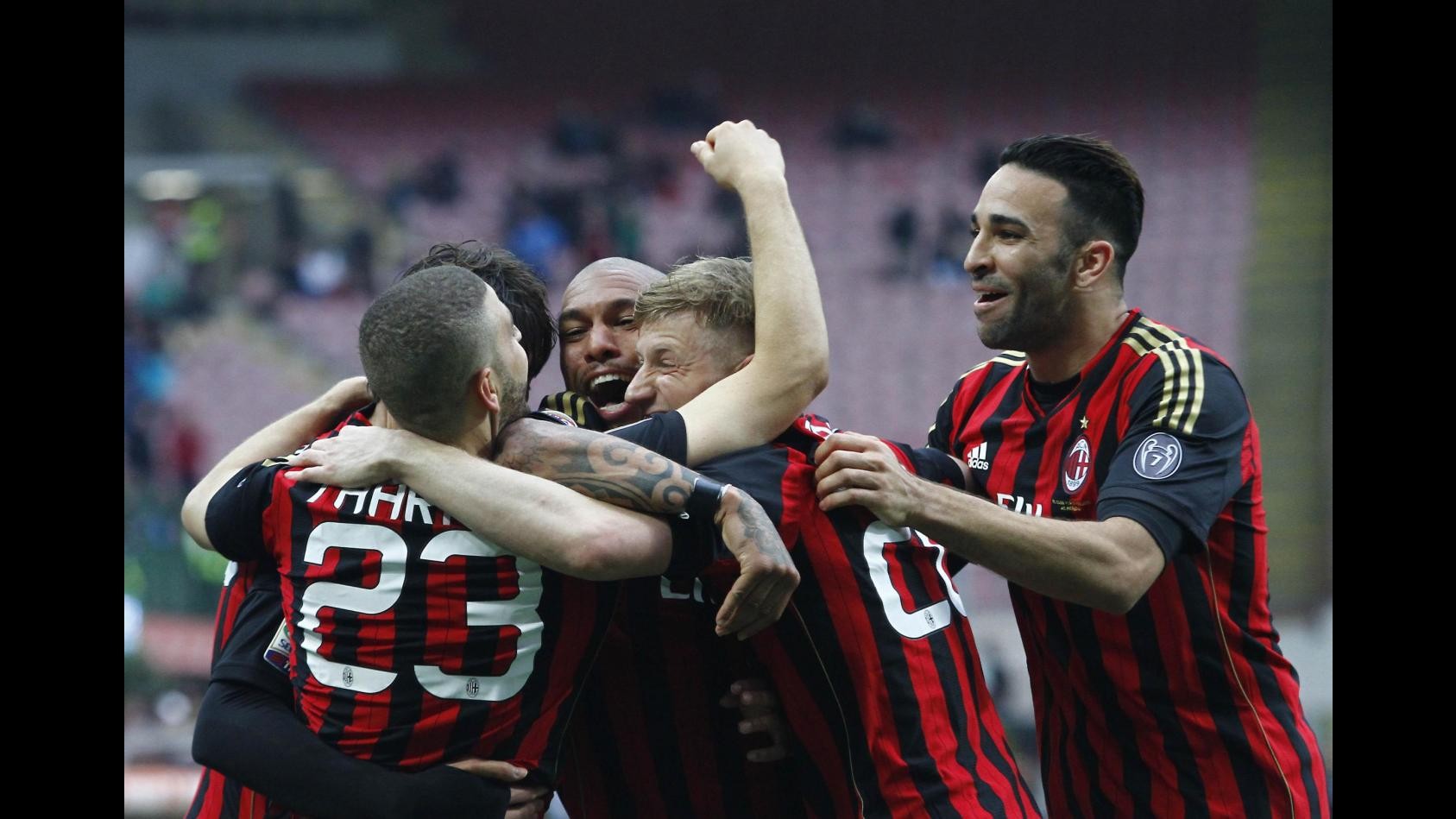 Serie A, Milan insegue ancora l’Europa: 3-1 al Livorno, 5° successo di fila