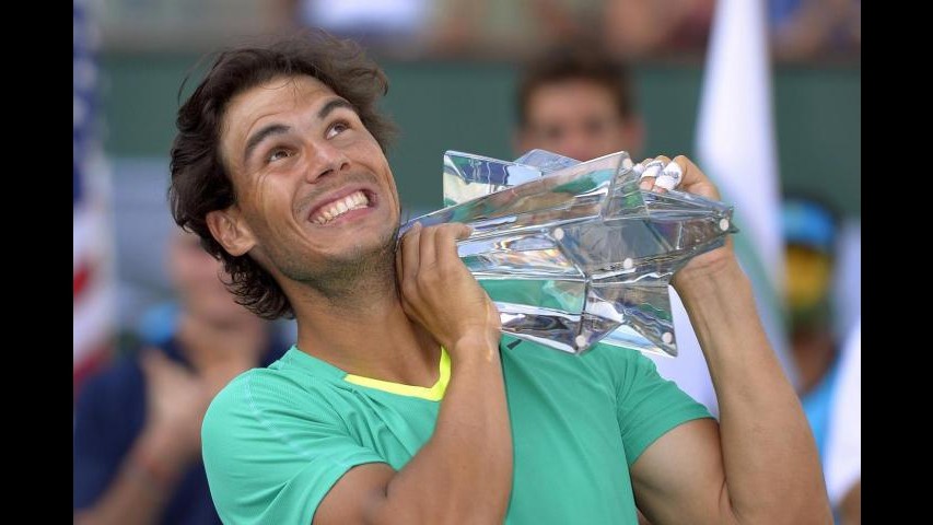 Tennis, Indian Wells: trionfo Nadal, battuto in finale Del Potro