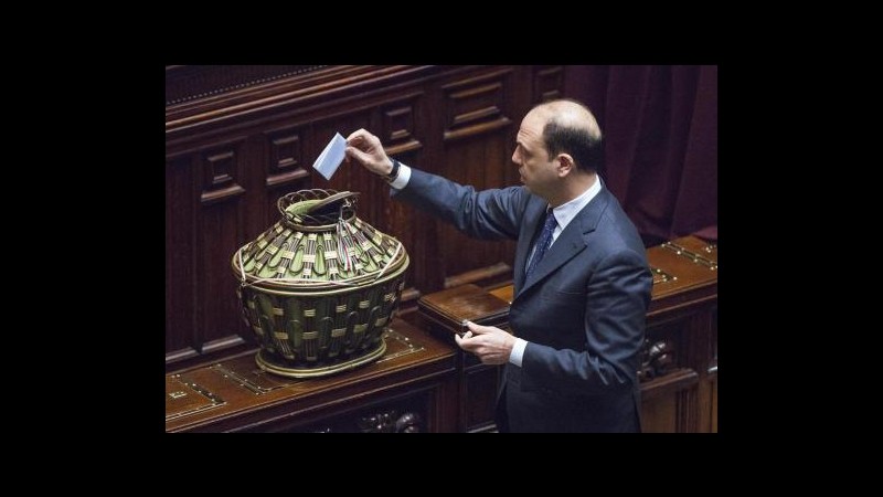 Alfano: Disponibili a Governo Pd se Quirinale a noi
