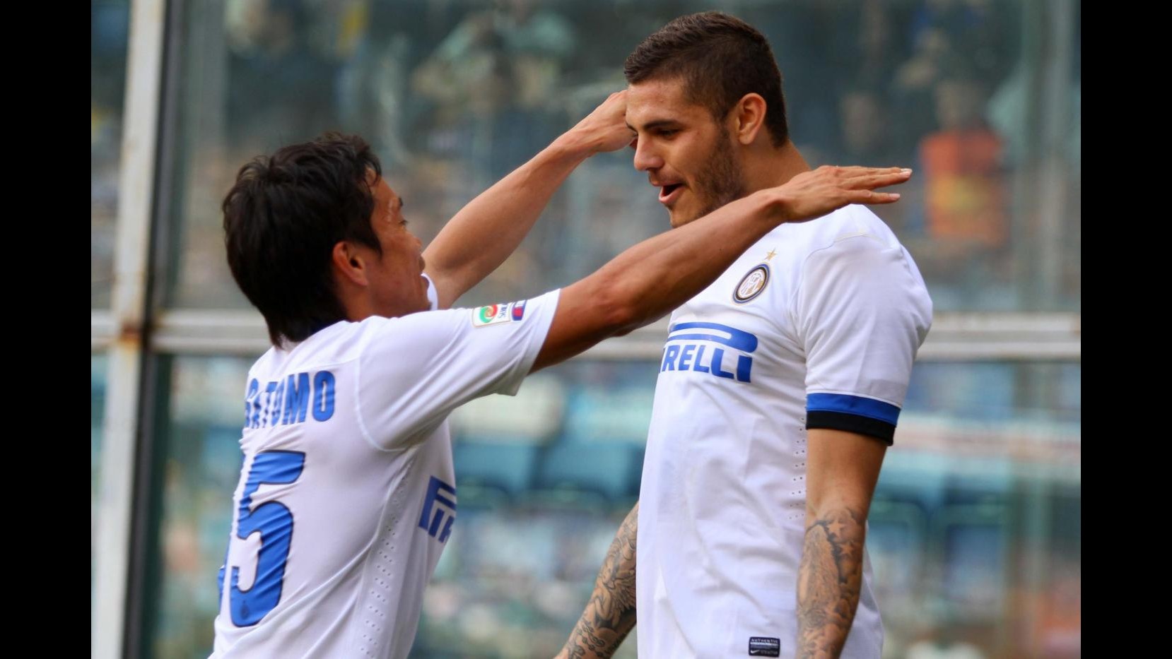 Serie A, poker Inter alla Samp: doppietta Icardi, Maxi sbaglia rigore