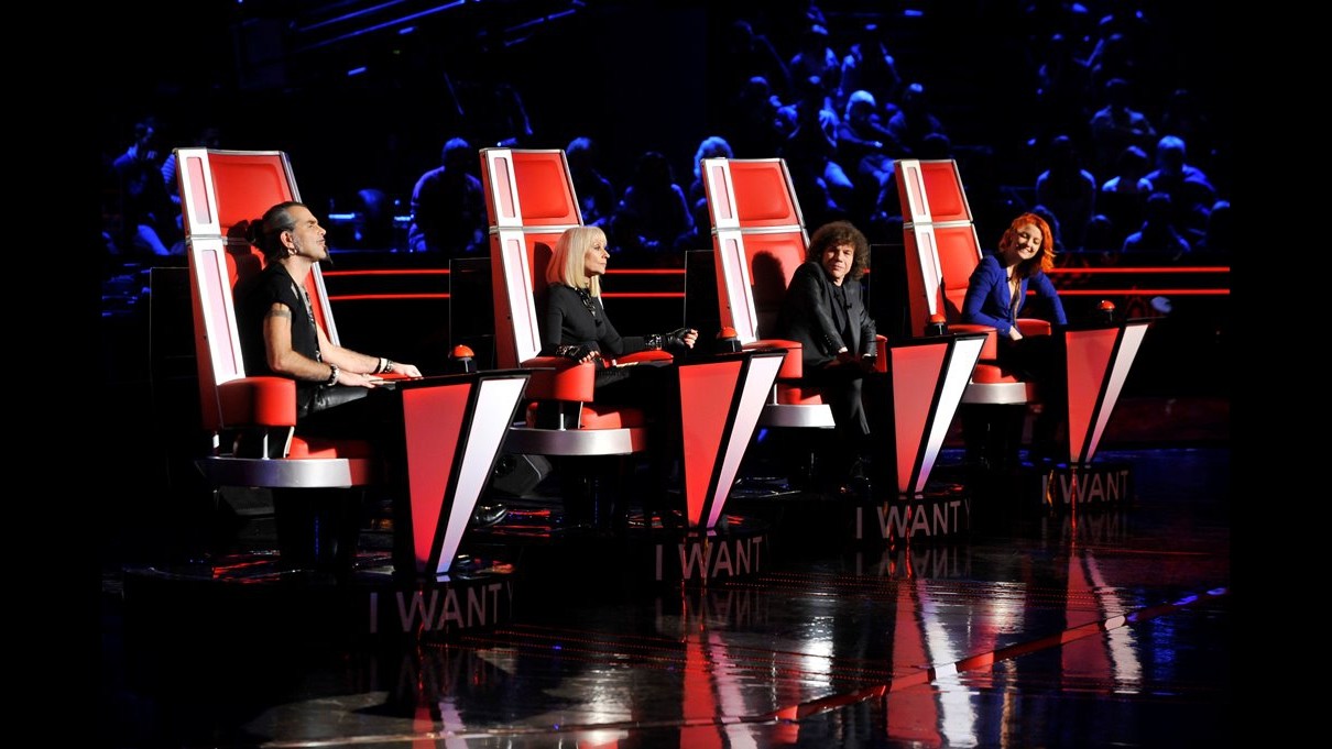 Rai2, seconda puntata per ‘The voice’: vince la coppia Carrà-Pelù