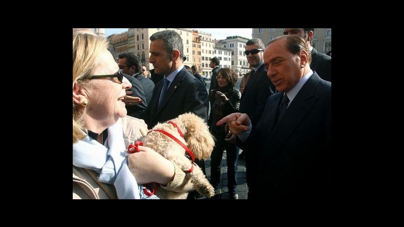 Dopo Cesano Boscone, Berlusconi è alla Festa degli amici animali