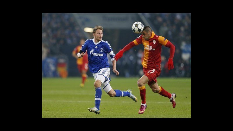 Champions League, Galatasaray ai quarti. Schalke ko 3-2 in casa