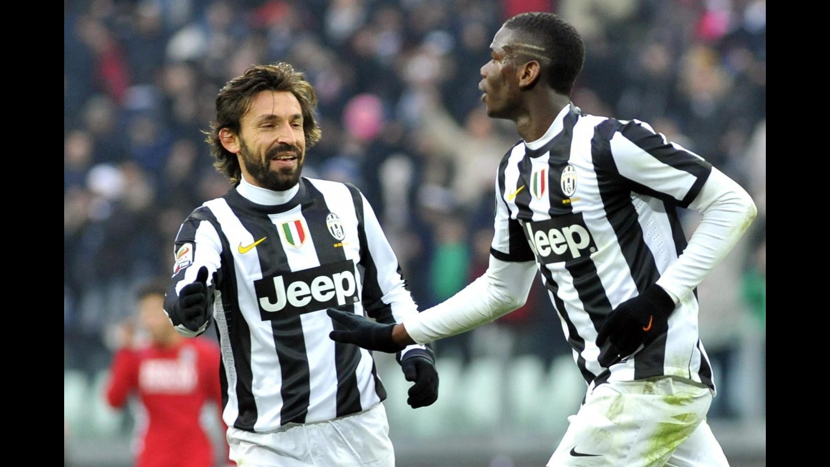 Pirlo: Non sono stanco, giocherò finché mi diverto. Pogba? Meglio resti alla Juve