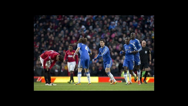 Fa Cup, quarti: Manchester United-Chelsea 2-2, si va al replay