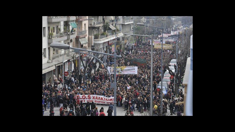 Grecia, 10mila in marcia a Salonicco contro progetto miniera d’oro