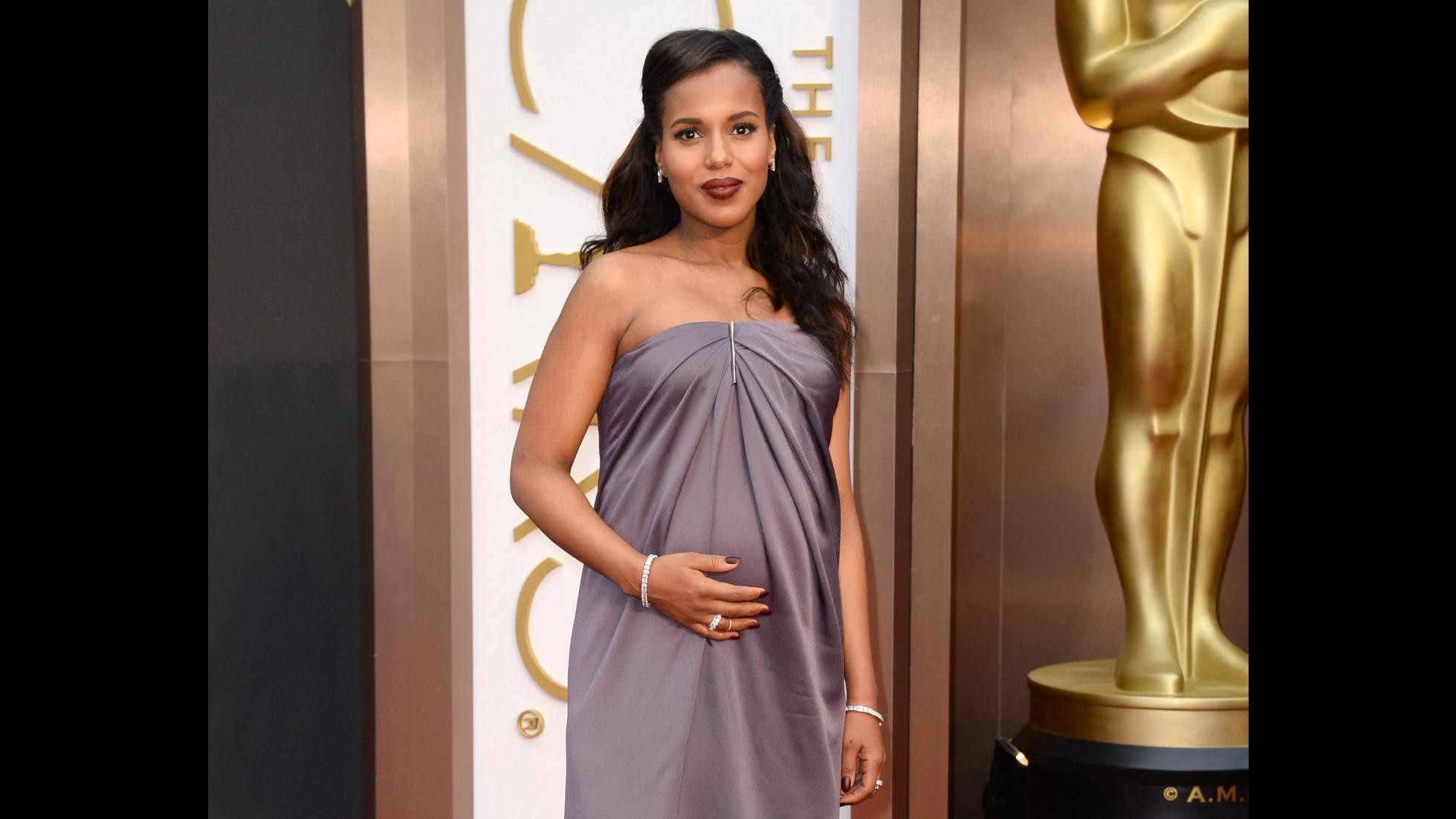 Kerry Washington mamma in segreto: è nata Isabelle Amarachi Asomugha