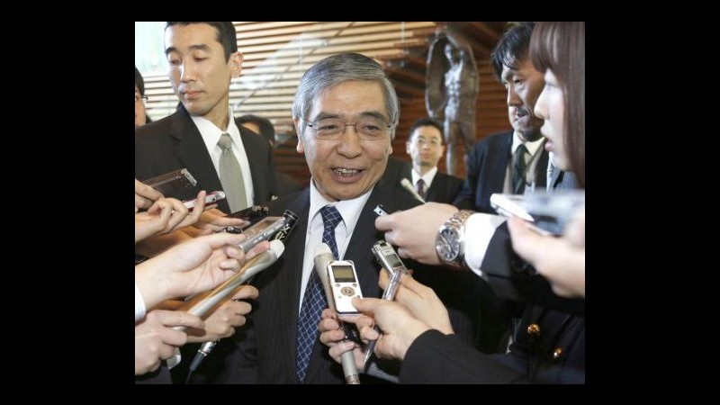 Giappone, al via primo board BoJ con Kuroda, forse subito stimoli