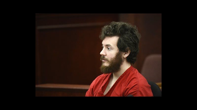 Usa, accusa chiederà pena di morte per killer cinema Aurora