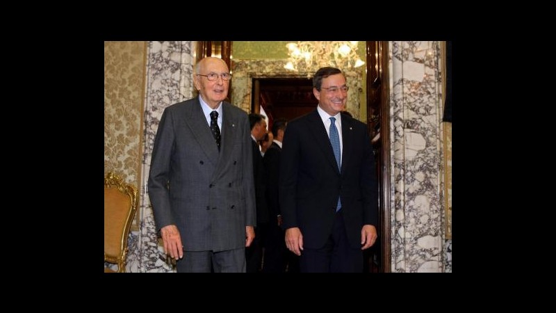 Quirinale: E’ Napolitano che ha chiamato Draghi e altri