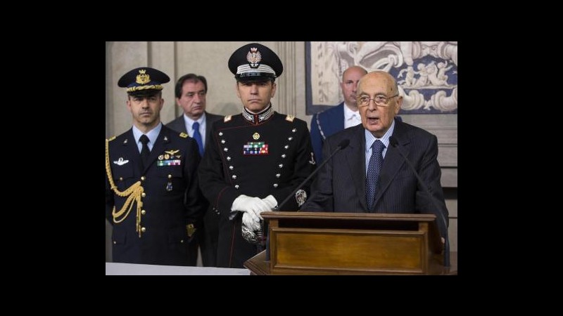 Napolitano non si arrende sul governo e sceglie 10 saggi