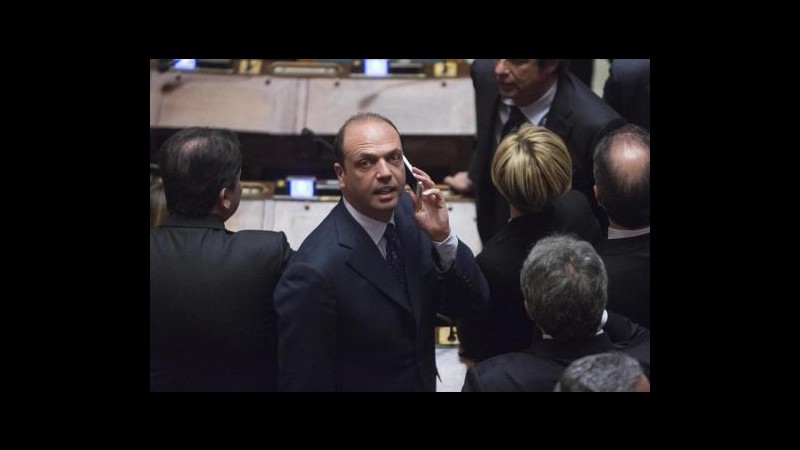Consultazioni, Alfano: Grande coalizione o si vada al voto