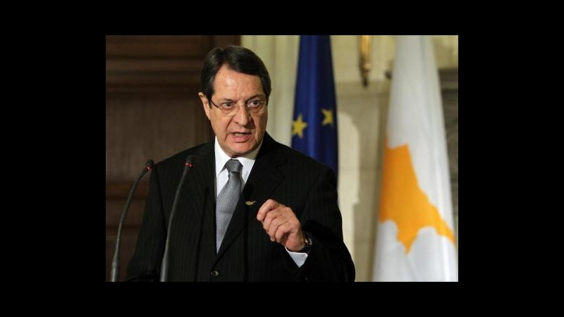 Cipro, Anastasiades: Nessuna intezione di lasciare euro