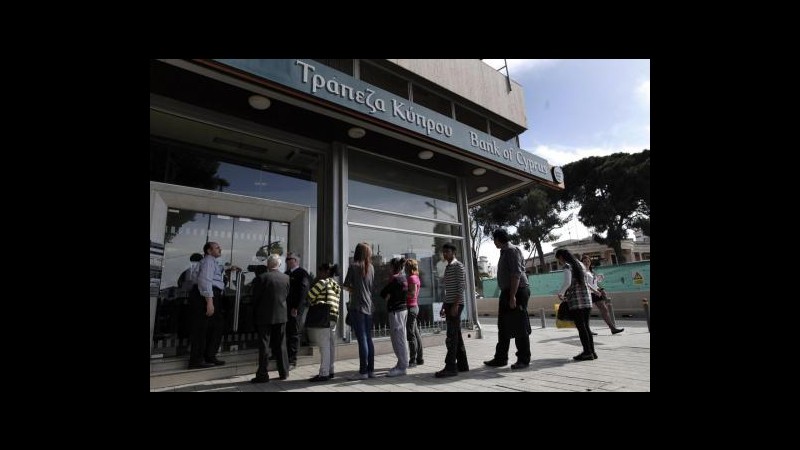 Cipro, banche aperte per secondo giorno, nessun disordine