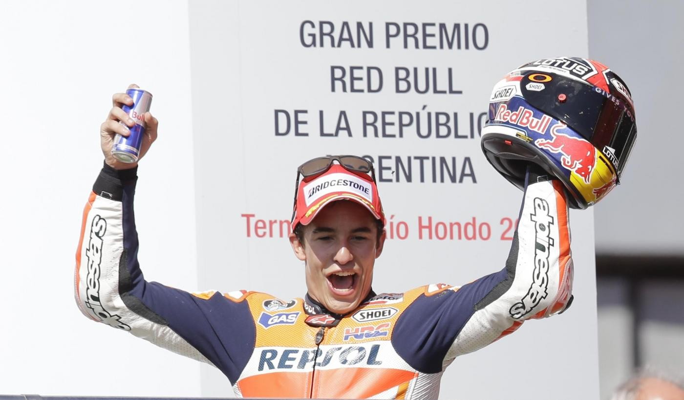 MotoGp, Gp Argentina: Marquez cala il tris, Rossi è quarto dietro Pedrosa e Lorenzo