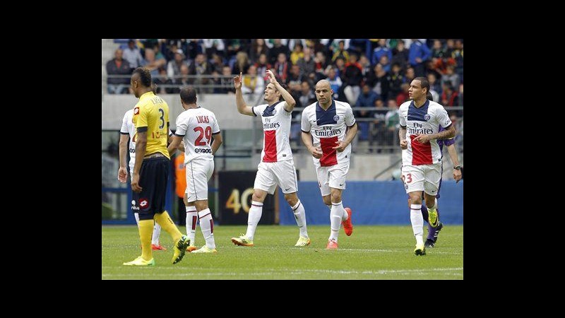 Ligue 1, festa rimandata per Psg: non basta Cavani, solo 1-1 in casa del Sochaux