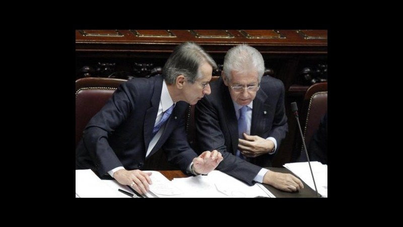 Monti: Terzi non mi aveva preannunciato dimissioni
