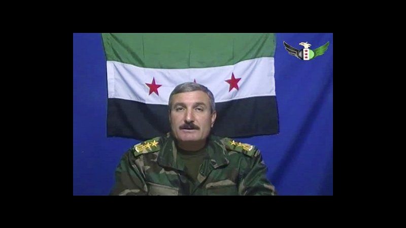 Siria, ferito in attentato il comandante dell’Esercito siriano libero