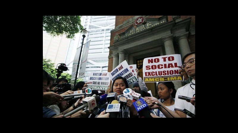 Hong Kong, Corte vieta residenza permanente a collaboratori domestici