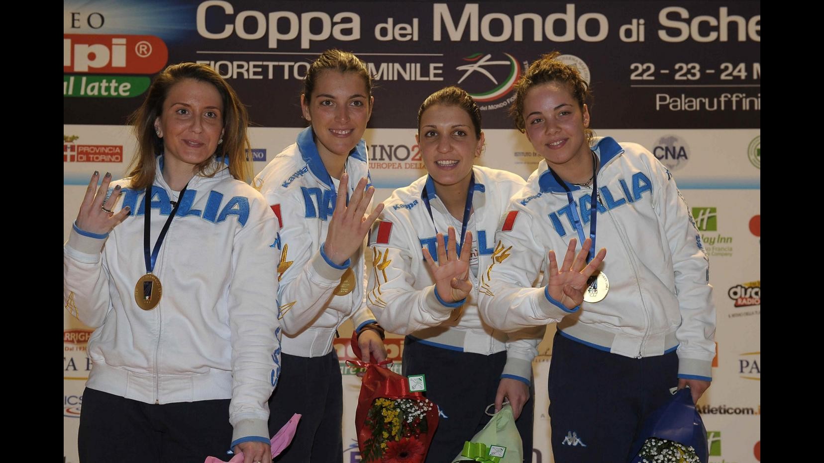 Scherma, CdM fioretto donne a Torino: Italia vince prova a squadre