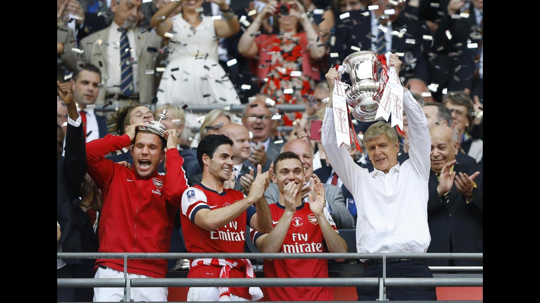 Arsenal vince FA Cup: Hull City ko 3-2 ai supplementari, Wenger torna a esultare dopo 9 anni