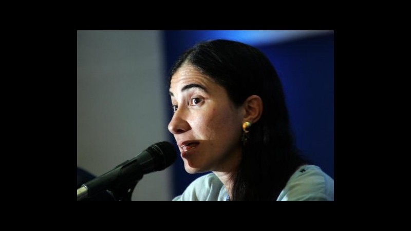 Cuba, blogger Yoani Sanchez in visita alla Casa Bianca
