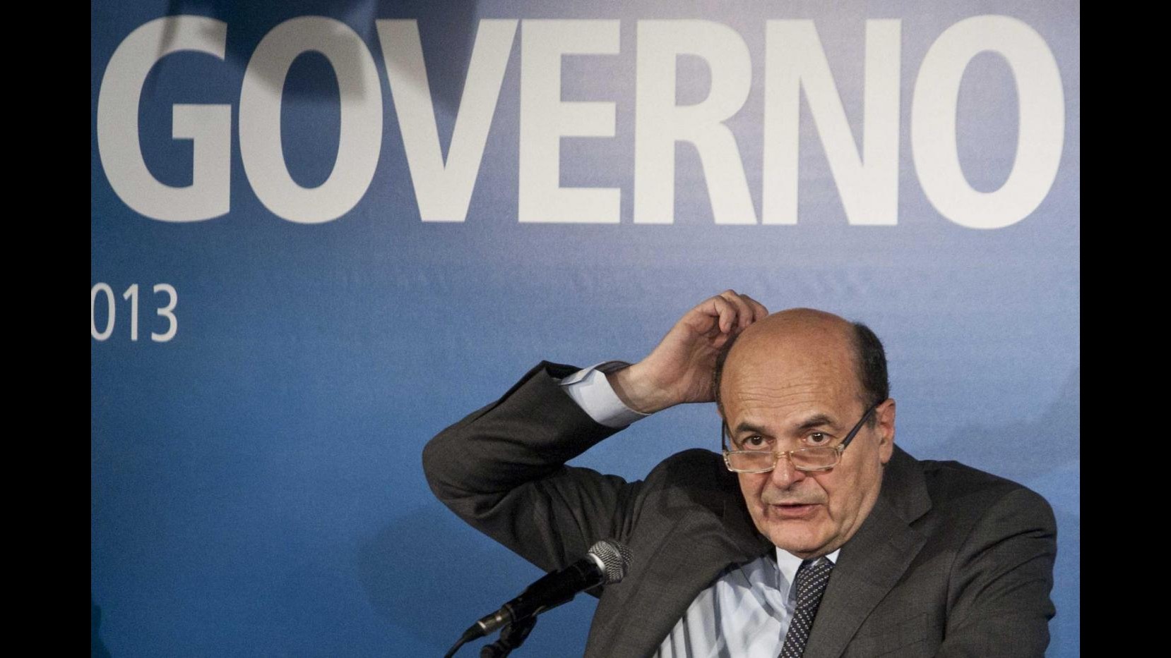 Bersani: Governissimo non è soluzione, non cedo a Cavaliere