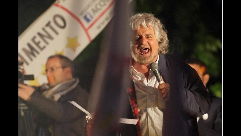 Europee, Grillo: Schulz ‘krapò’ di Renzi, Berlusconi non ha tutti i torti