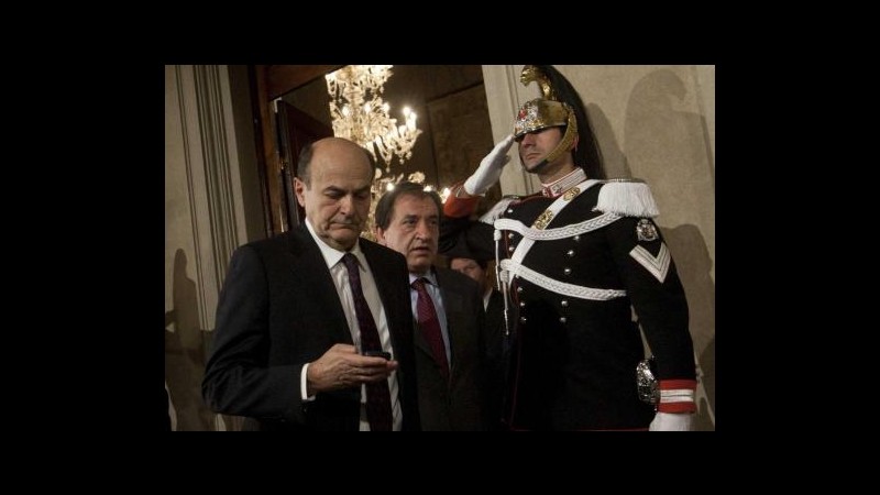Quirinale, spunta l’ipotesi Bersani. Letta (Pd): Non è candidato