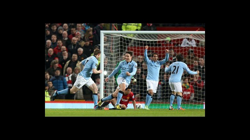 Premier League,Manchester Utd-Manchester City 1-2: Aguero decide derby