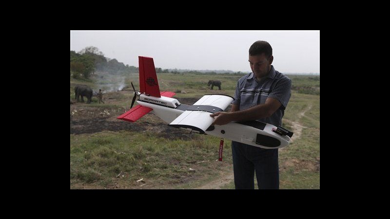 India, droni per proteggere i rinoceronti dai bracconieri