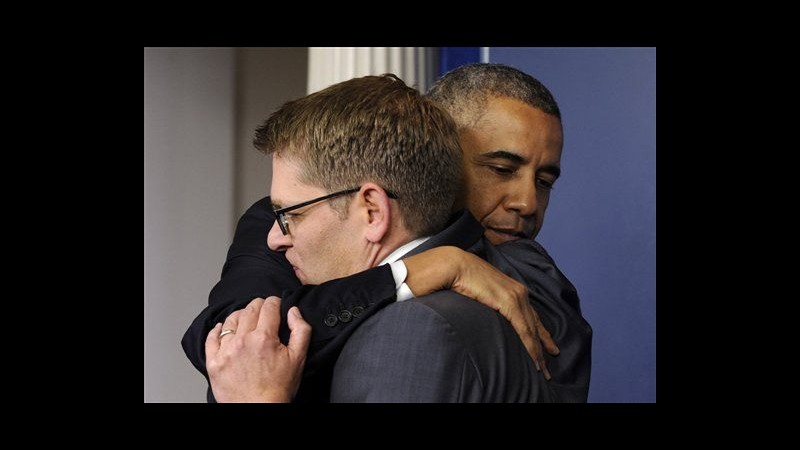 Usa, Obama annuncia dimissioni del portavoce Jay Carney