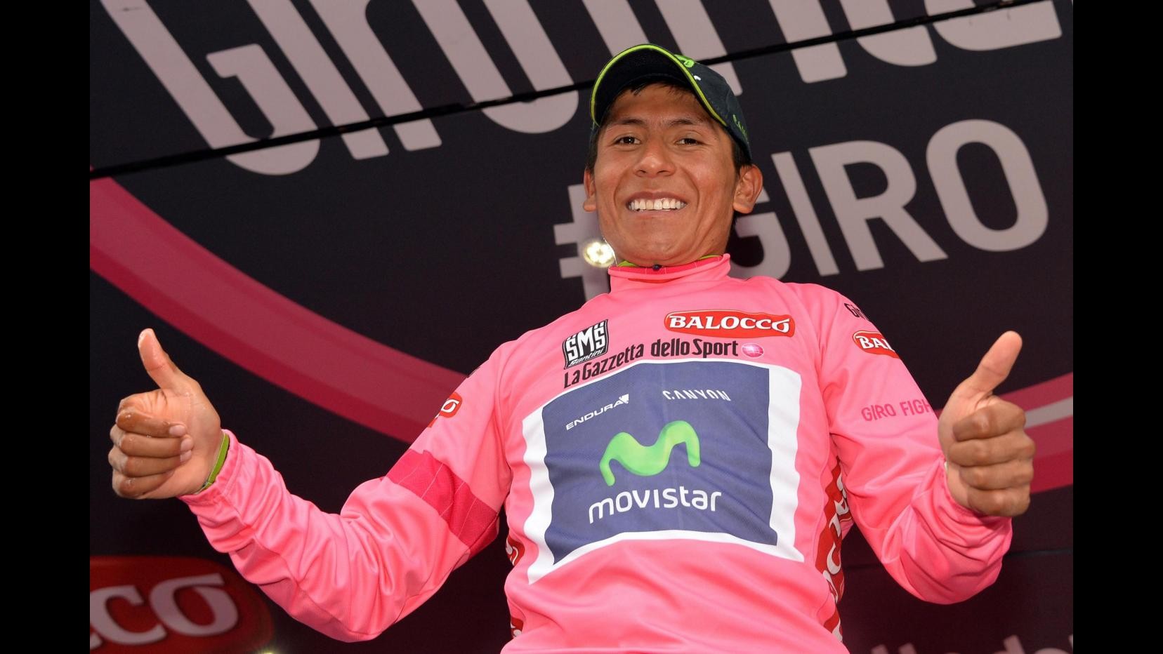 Giro d’Italia: 19/a tappa, Quintana vince cronoscalata e consolida primato, 2° Aru