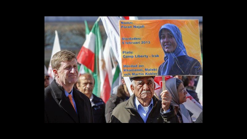 Iran, mujaheddin anti-regime manifestano a Stoccolma