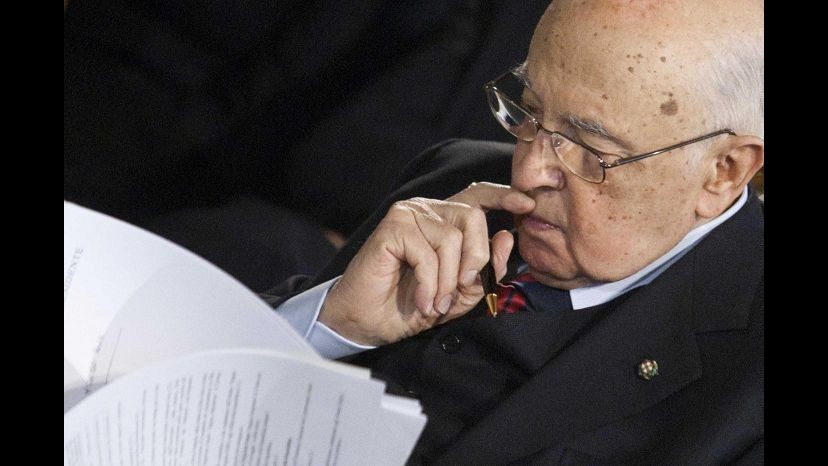 Napolitano: Stiamo perdendo tempo? Personalmente non credo