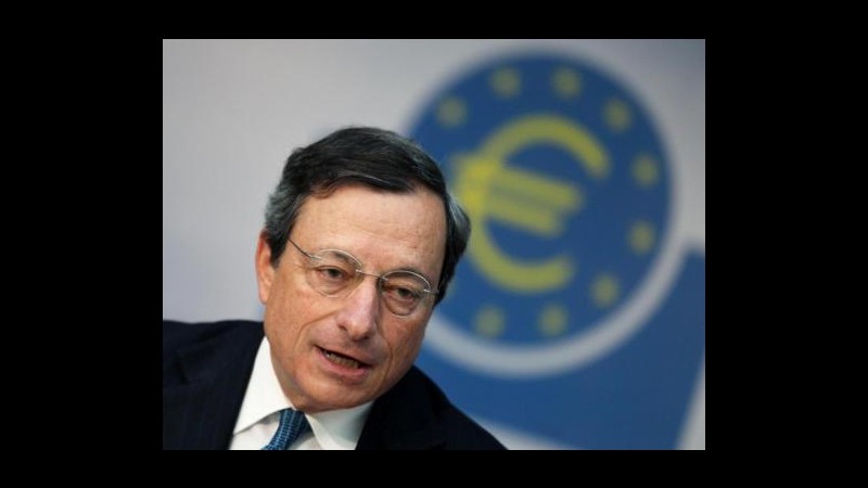Draghi: Rischi su ripresa, Bce pronta ad agire ma non al posto governi