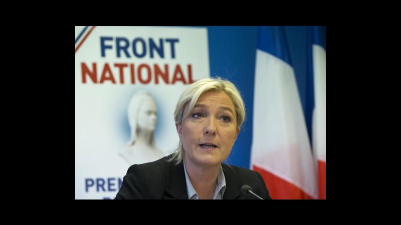 Le Pen: Io presidente? Farei un referendum su uscita Francia da Ue