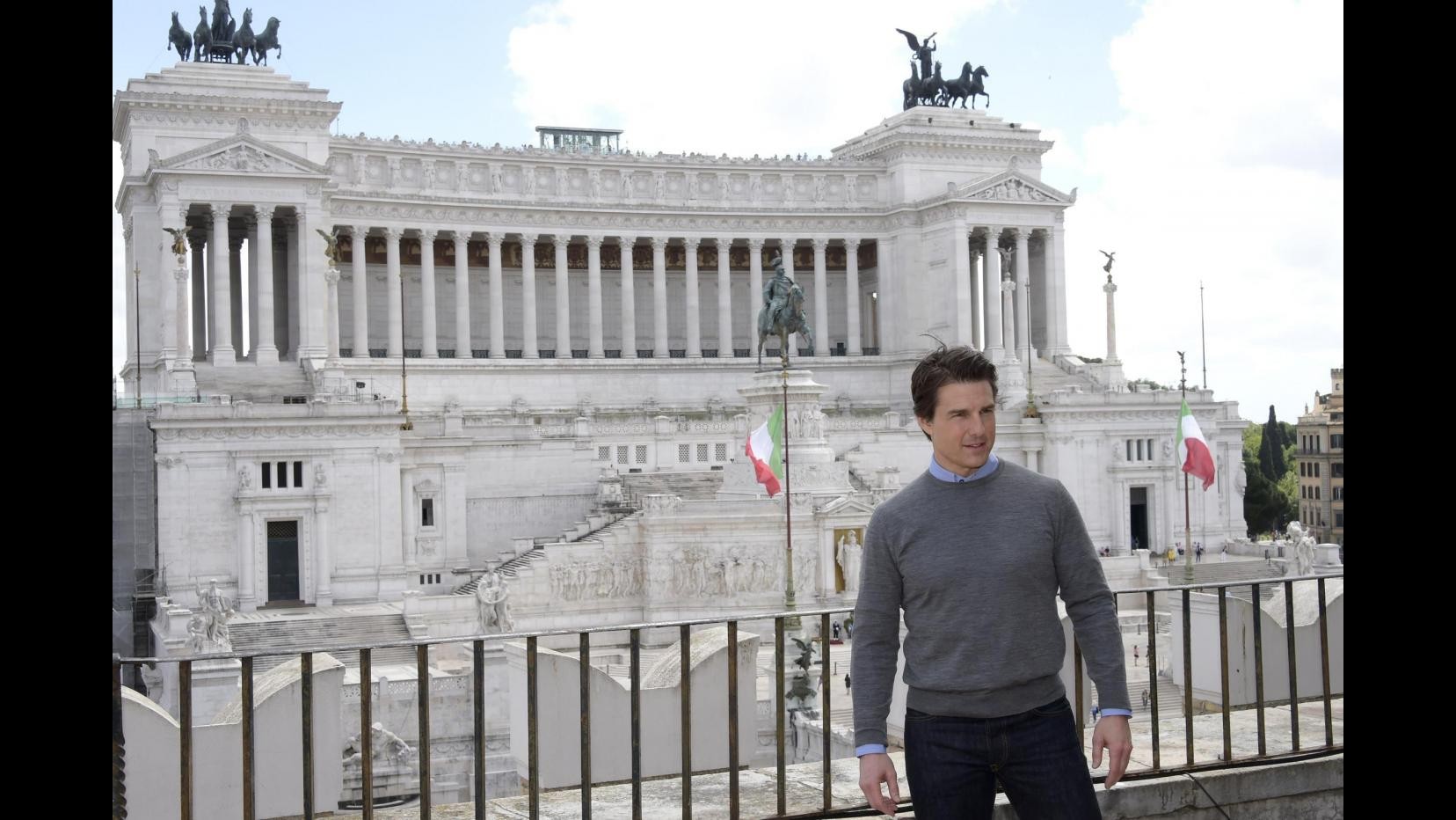 Tom Cruise a Roma per presentare il suo ‘Edge of tomorrow’