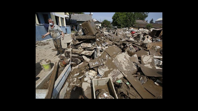Bosnia, riemersi dopo alluvioni resti di dispersi guerra anni ’90