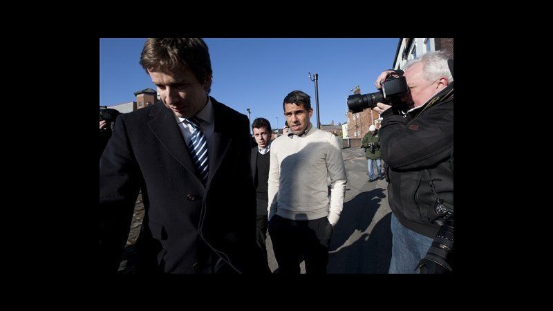 Tevez, 250 ore servizi sociali per guida senza patente