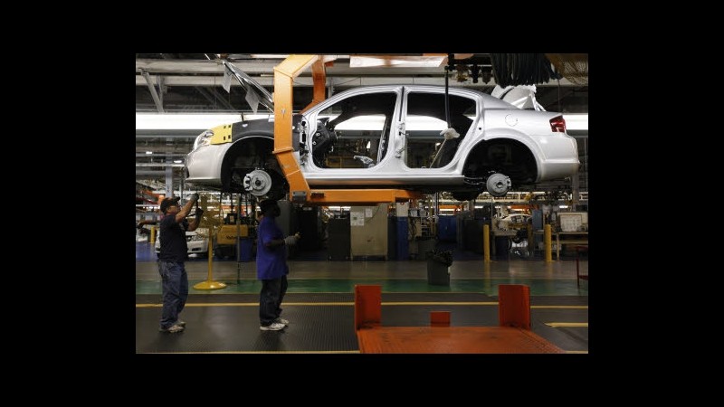 Chrysler, utile 3 mesi giù a 166 mln dollari, confermati target 2013